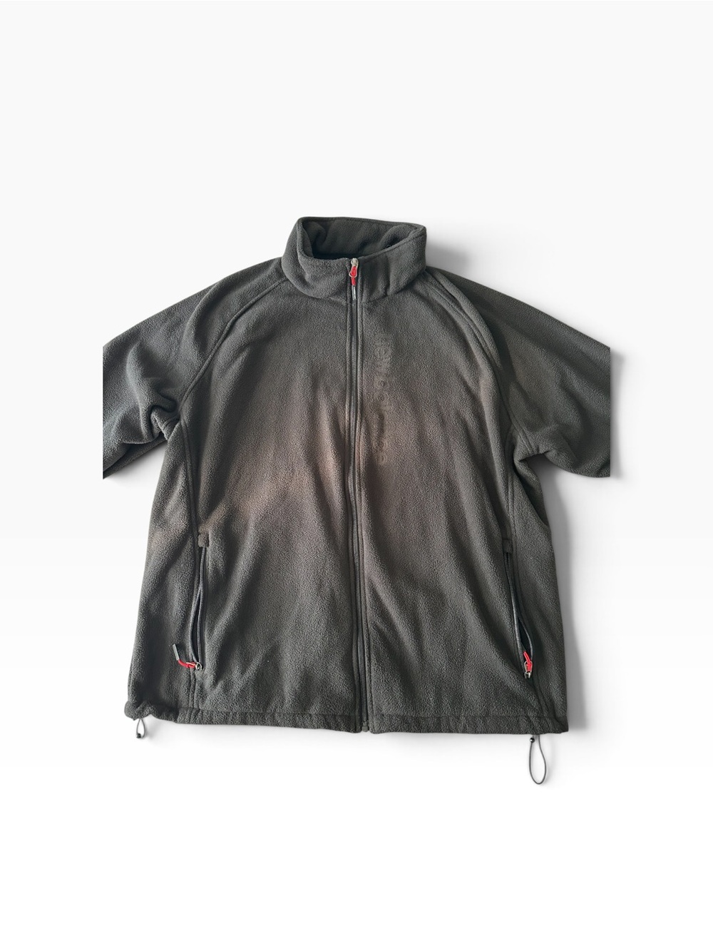New Balance Full-Zip Charcoal Fleece Jacket